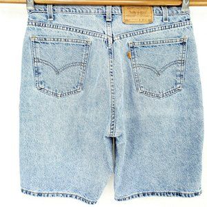 VINTAGE Levis 550 Relaxed Fit 33 Waist Jean Shorts